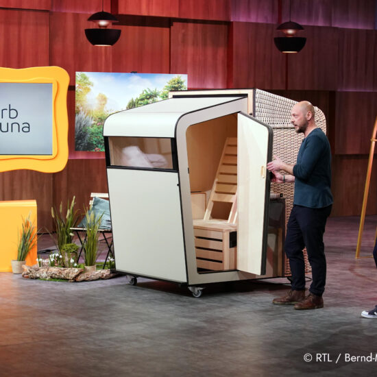 korbsauna, Die Höhle der Löwen